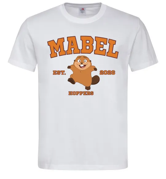 Мужская футболка Mabel Hoppers Белый фото