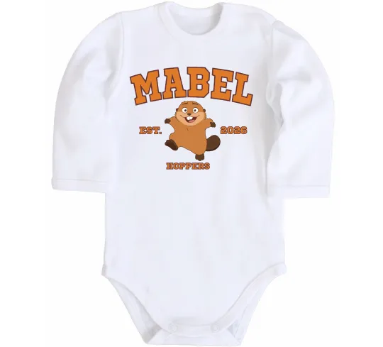 Детский боди Mabel Hoppers Белый фото