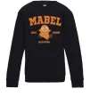 Детский Свитшот Mabel Hoppers Черный фото
