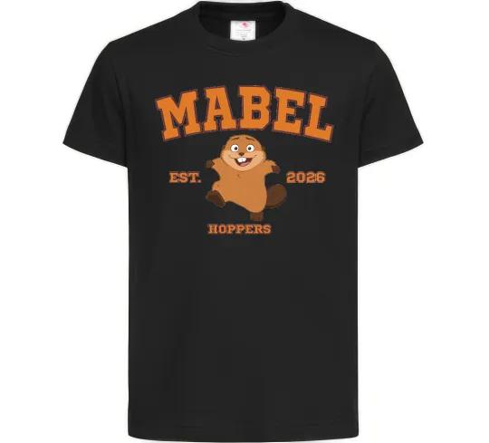 Детская футболка Mabel Hoppers Черный фото