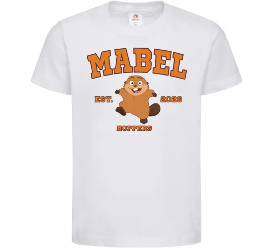 Детская футболка Mabel Hoppers Белый фото