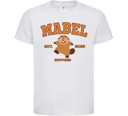 Детская футболка Mabel Hoppers Белый фото