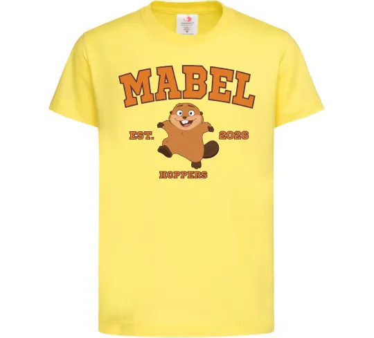 Детская футболка Mabel Hoppers Лимонный фото
