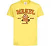 Детская футболка Mabel Hoppers Лимонный фото