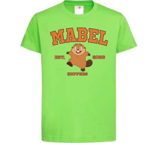 Детская футболка Mabel Hoppers Лаймовый фото