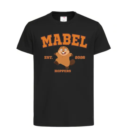 Детская футболка Mabel Hoppers Черный фото