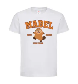 Детская футболка Mabel Hoppers Белый фото