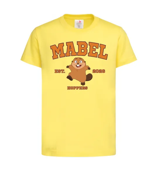 Детская футболка Mabel Hoppers Лимонный фото