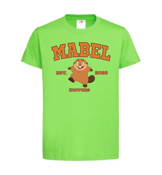 Детская футболка Mabel Hoppers Лаймовый фото