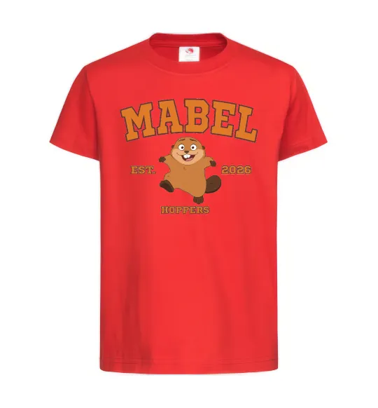 Детская футболка Mabel Hoppers Красный фото