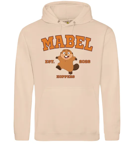 Мужская толстовка (худи) Mabel Hoppers Песочный фото