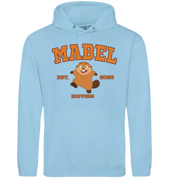 Мужская толстовка (худи) Mabel Hoppers Голубой фото