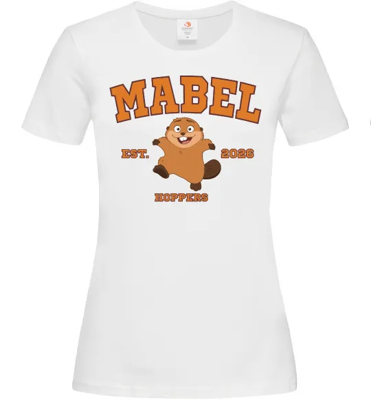 Женская футболка Mabel Hoppers Белый фото