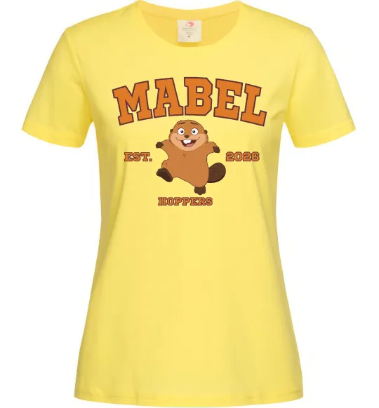 Женская футболка Mabel Hoppers Лимонный фото
