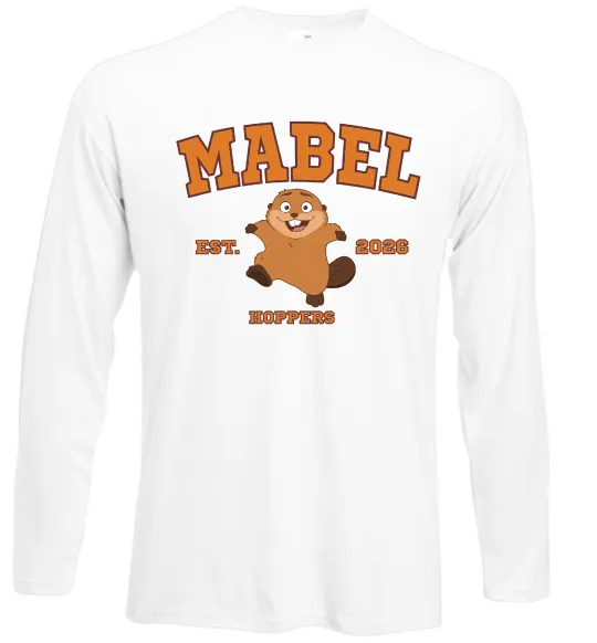 Лонгслив Mabel Hoppers Белый фото