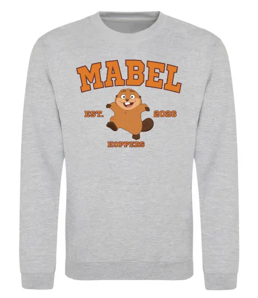Свитшот Mabel Hoppers Серый меланж фото