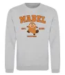 Свитшот Mabel Hoppers Серый меланж фото