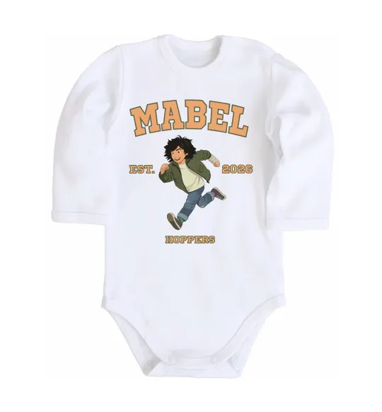 Детский боди Стрибунці Mabel Белый фото