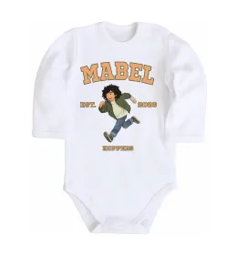 Дитячий бодік Стрибунці Mabel Білий фото