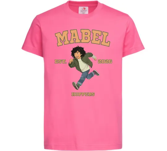 Детская футболка Стрибунці Mabel Ярко-розовый фото