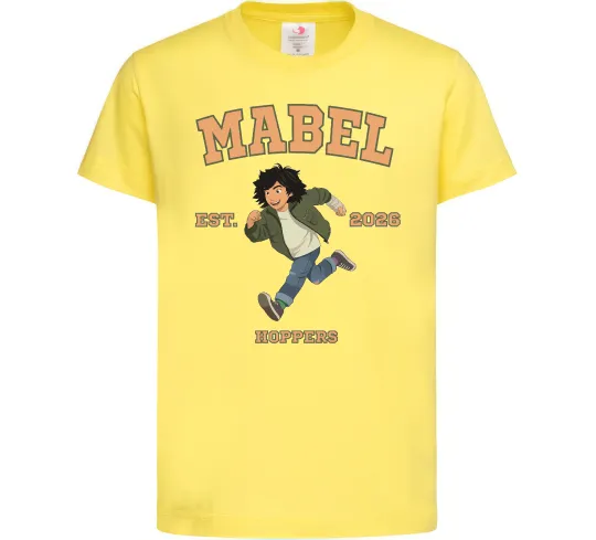 Детская футболка Стрибунці Mabel Лимонный фото