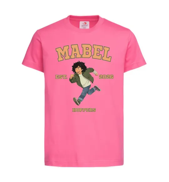 Детская футболка Стрибунці Mabel Ярко-розовый фото