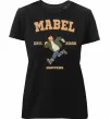 Женская премиум футболка Стрибунці Mabel Черный фото