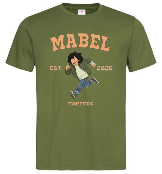 Мужская футболка Стрибунці Mabel Оливковый фото