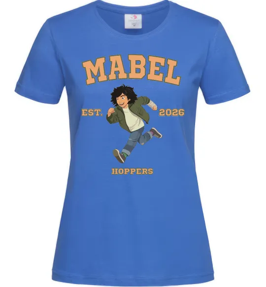 Женская футболка Стрибунці Mabel Ярко-синий фото