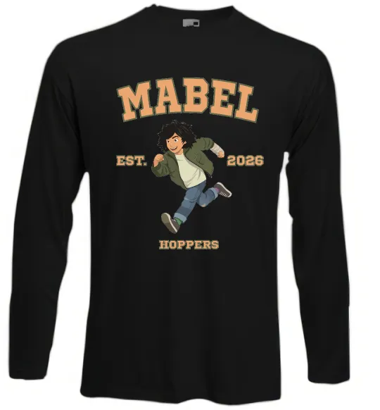 Лонгслив Стрибунці Mabel Черный фото