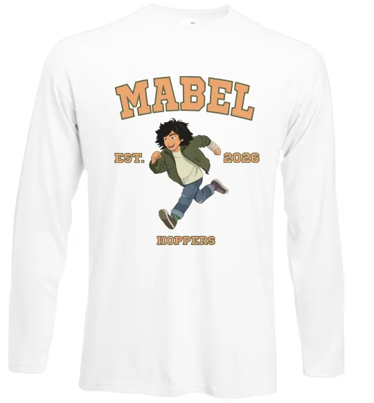 Лонгслив Стрибунці Mabel Белый фото