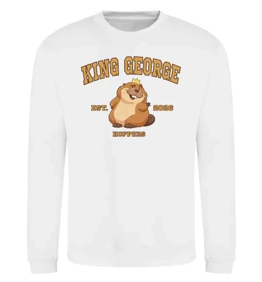 Свитшот King George Белый фото