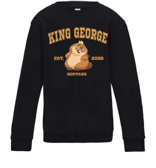 Детский Свитшот King George Черный фото