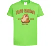 Детская футболка King George Лаймовый фото
