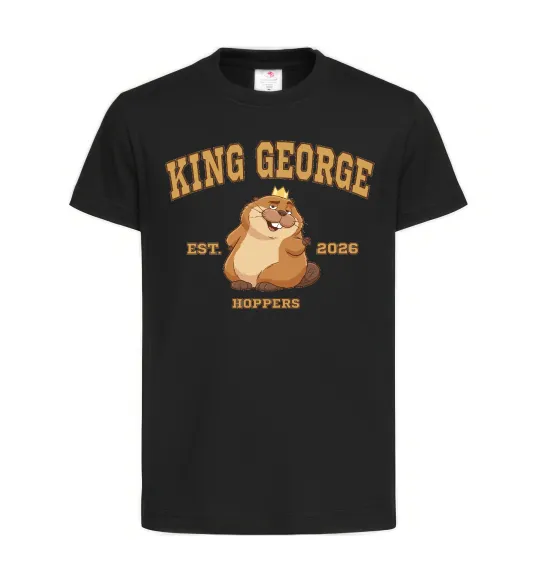 Детская футболка King George Черный фото