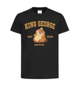 Детская футболка King George Черный фото