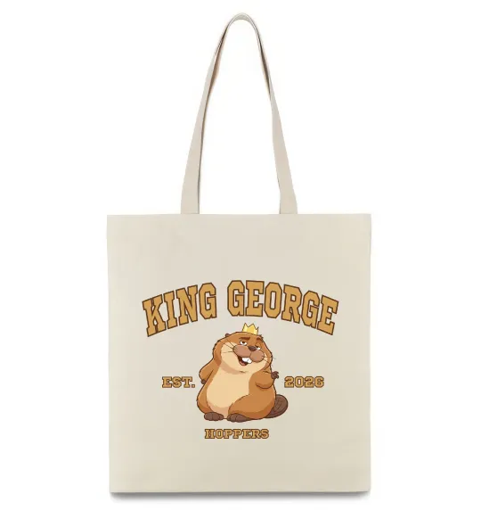 Эко-сумка King George Бежевый фото