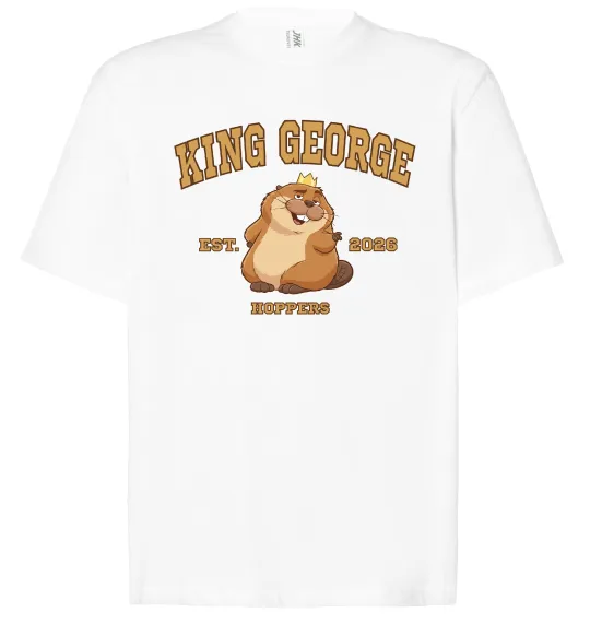 Футболка Оверсайз King George Белый фото