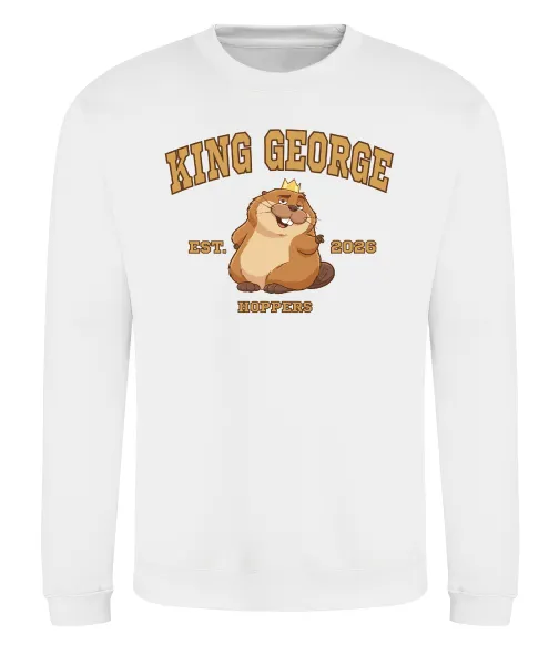 Свитшот King George Белый фото