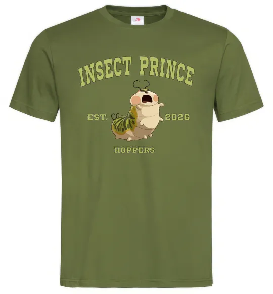 Мужская футболка Insect Prince Оливковый фото