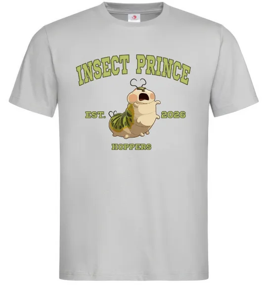 Мужская футболка Insect Prince Серый фото