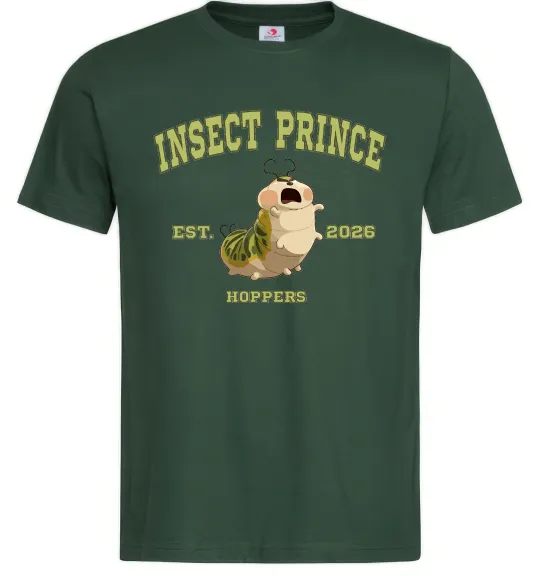 Мужская футболка Insect Prince Темно-зеленый фото