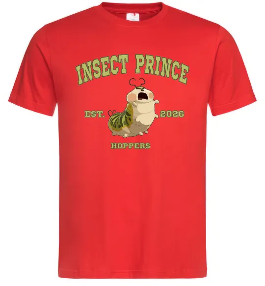 Мужская футболка Insect Prince Красный фото