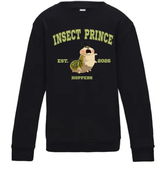 Детский Свитшот Insect Prince Черный фото
