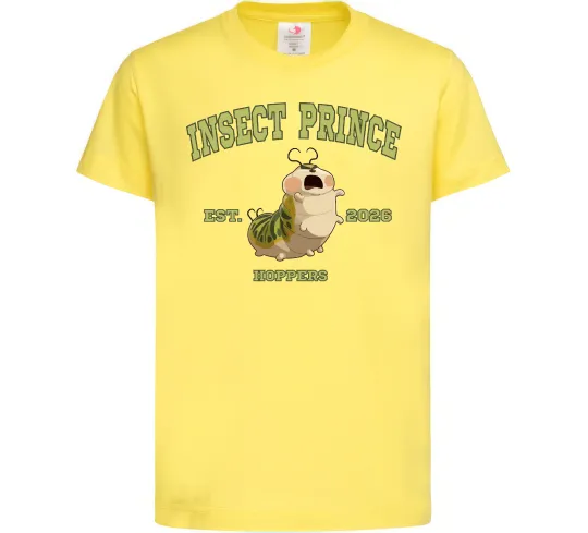 Детская футболка Insect Prince Лимонный фото