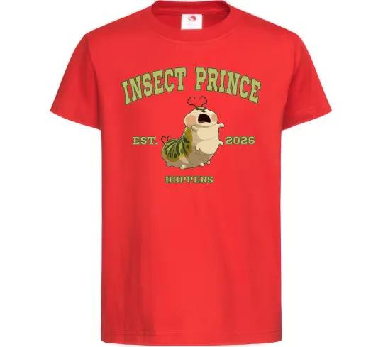 Детская футболка Insect Prince Красный фото