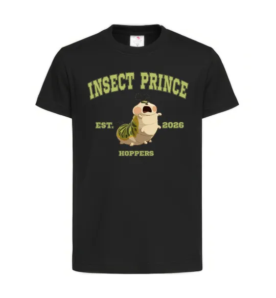 Дитяча футболка Insect Prince Чорний фото