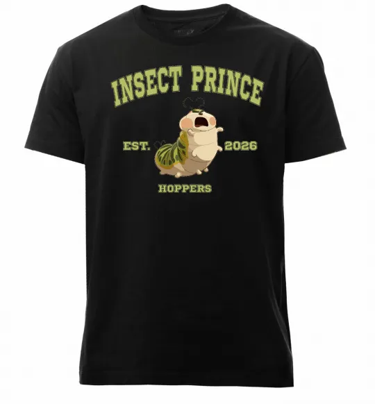 Мужская премиум футболка Insect Prince Черный фото