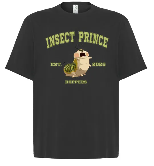 Футболка Оверсайз Insect Prince Черный фото