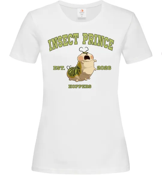 Женская футболка Insect Prince Белый фото